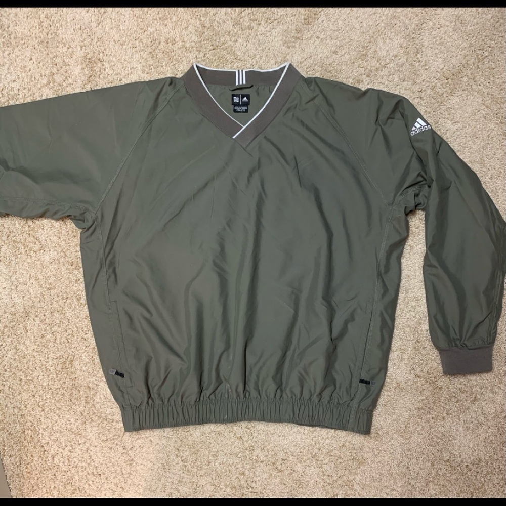 NEW-Adidas Pull Over Light Weight Windbreaker